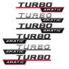2 шт. TURBO 4MATIC Наклейка на крыло Наклейка на боковую часть передней двери для Brabus Mercedes Benz AMG Maybach A/C/E/S Наклейка Brabus Рождество
