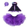 Kids Girls Sequins Ballet Tutu Dress Set Halter Ballroom Lyrical Jazz Dance Costumes Stage Performance Dancing Skirt Outfit