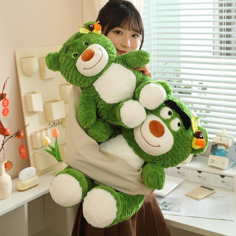 Bear Teddy Glowworm Plush Toy Cute Sniffles Bear Doll With Lightup Feature