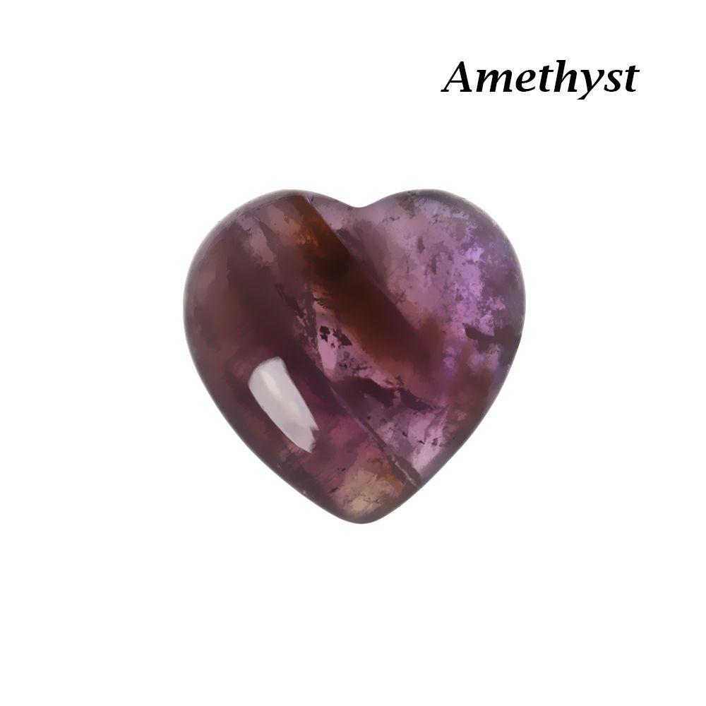 Ювелирные изделия ручной работы из минералов, натуральный кварц, драгоценные камни, кулон в форме сердца, кристалл чакры, лечебный камень