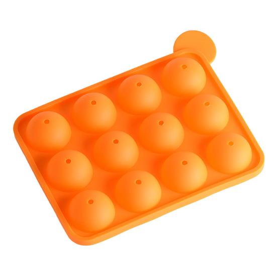 1 комплект формы для леденцов, 12 полостей, многофункциональная силиконовая полусферическая форма для шоколада для детей