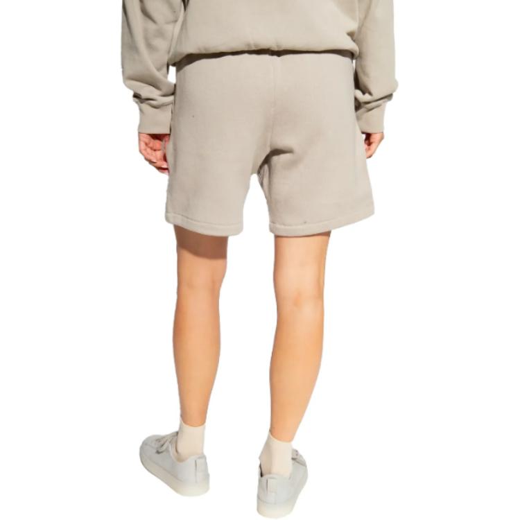 Fear of God Essentials Шорты повседневные с эластичным поясом, прямые, унисекс, FW22, цвет дымчато-серый, FOG-FW22-119