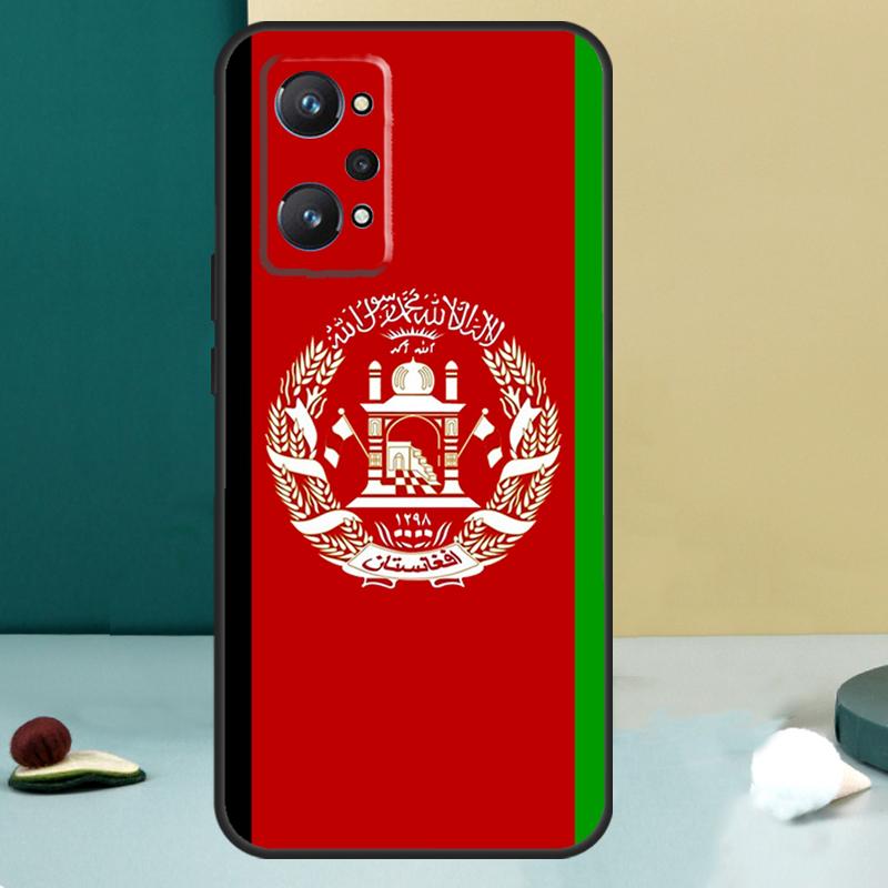 Чехол с флагом Афганистана для Realme 14 13 Pro Plus 10 11 12 GT 5 6 6T GT7 Pro C61 C55 C53 C51 C21Y C25S C75 C67