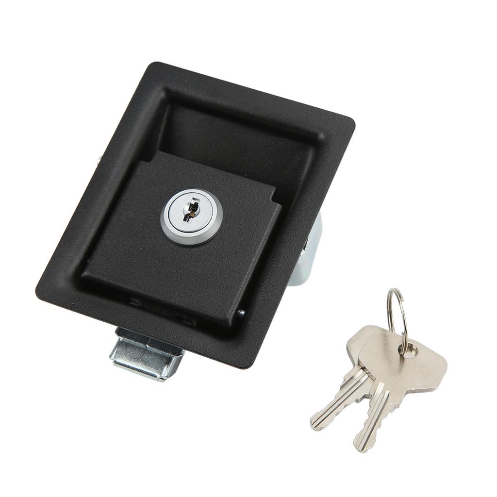 Ручка-замок для внутренней панели шкафа автодома из углеродистой стали с 2 ключами, замена для кемперов, прицепов