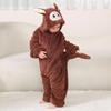Labubu Baby Kigurumi Plush Cartoon Pyjamas Onesie For Kids One-Piece Pajama Full BodySuit Halloween Cosplay Costume Christmas New Year Gift
