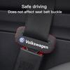 Valve Stems Caps Car Seat Belt Buckle Suede Wear Resistant Protector Cover For Volkswagen VW RLine R Golf Amarok Tiguan Eos Cadd