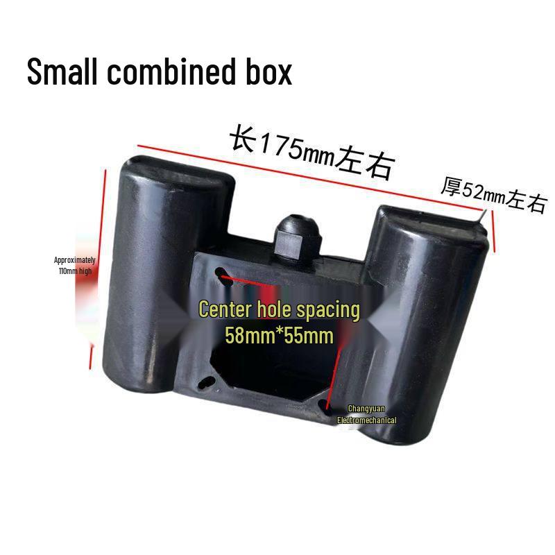 Single-Phase Motor Plastic Capacitor Box for 220V Pumps and Textile Machines.