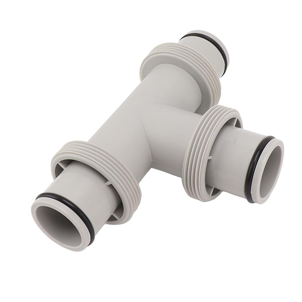 Split Swimming Pool Hose Plunger Valve 2 In 1 T Shape Hose Plunger Valve Replacement for for Filter