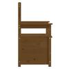Honey Brown Bench 112.5 x 51.5 x 96.5 cm Solid Pine Wood