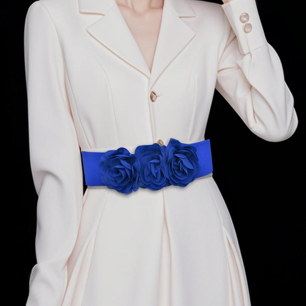 Эластичный пояс для женщин с цветочным узором