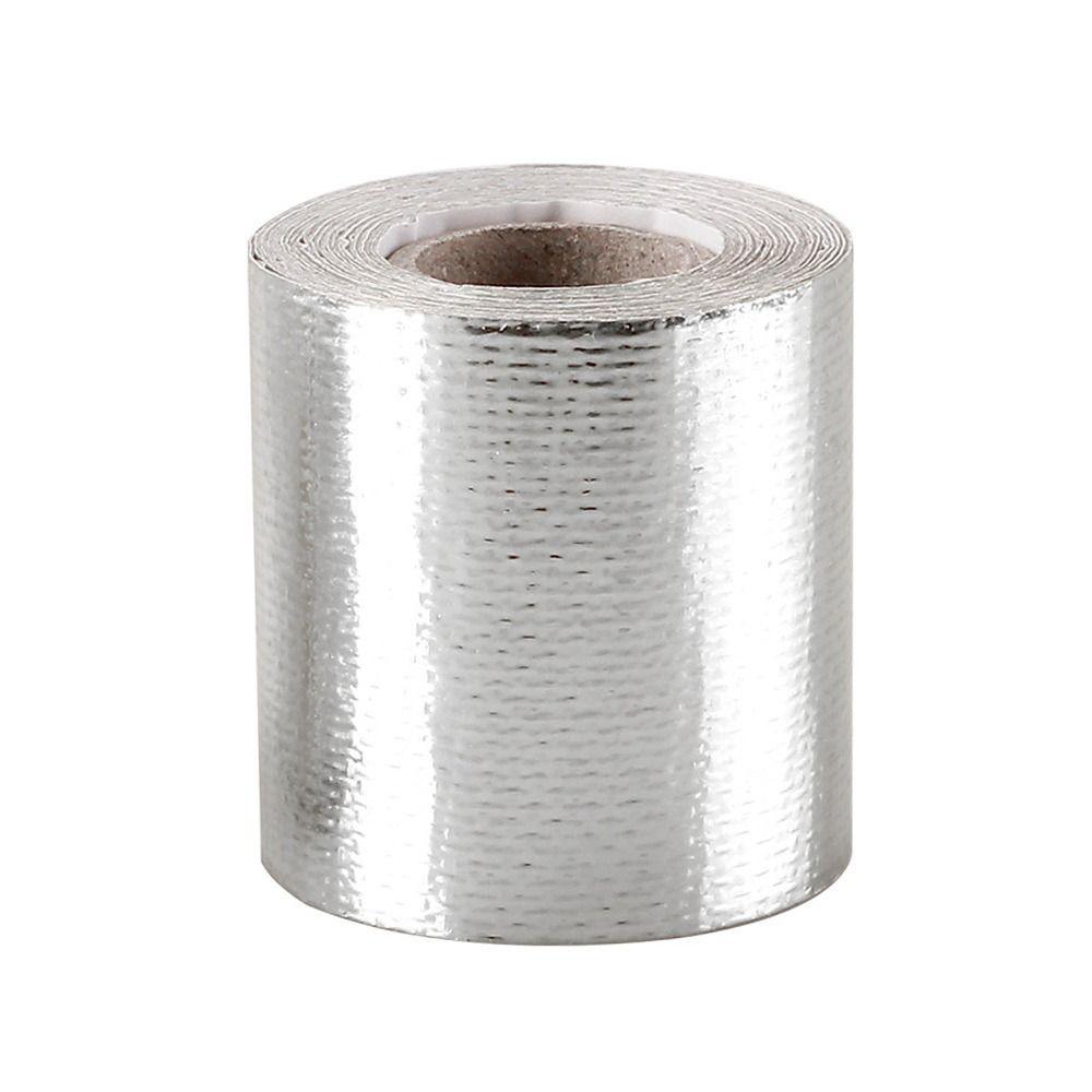 5CM*5M Exhaust Pipe Protector Aluminum Foil Thermal Fiber Cloth Motorcross