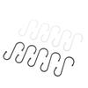 5Pcs Aluminium Alloy Practical S Shape Hooks Kitchen Railing Hanger Hook Holder