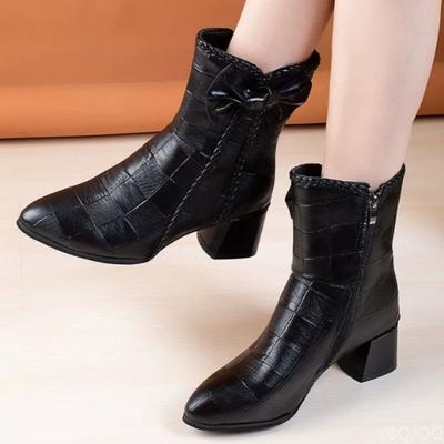 Модные зимние женские ботинки Простые удобные универсальные повседневные Снежные ботинки Теплые женские ботильоны