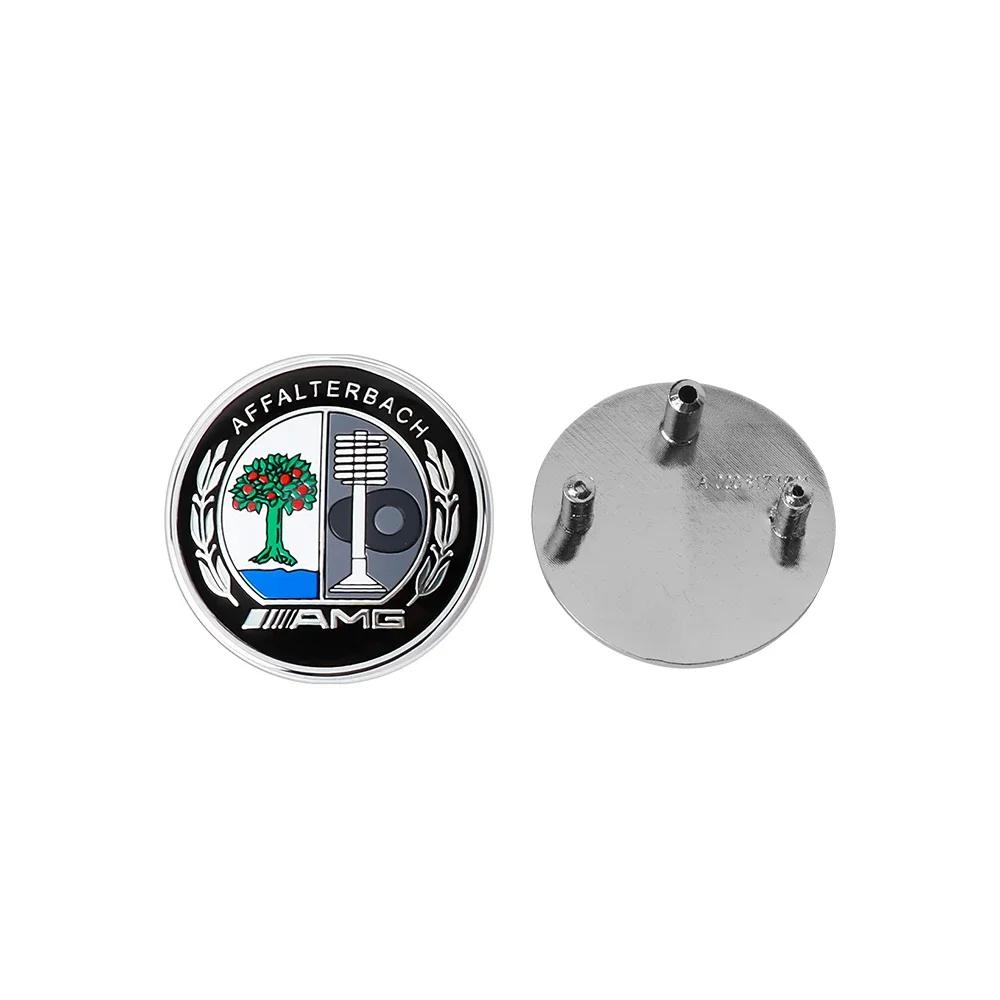 DIQ4 New For Mercedes Benz Car Front Hood Emblem Sticker Bonnet Badge Car Accessories For Mercedes Benz W204 W124 W201 W202 W212 W220