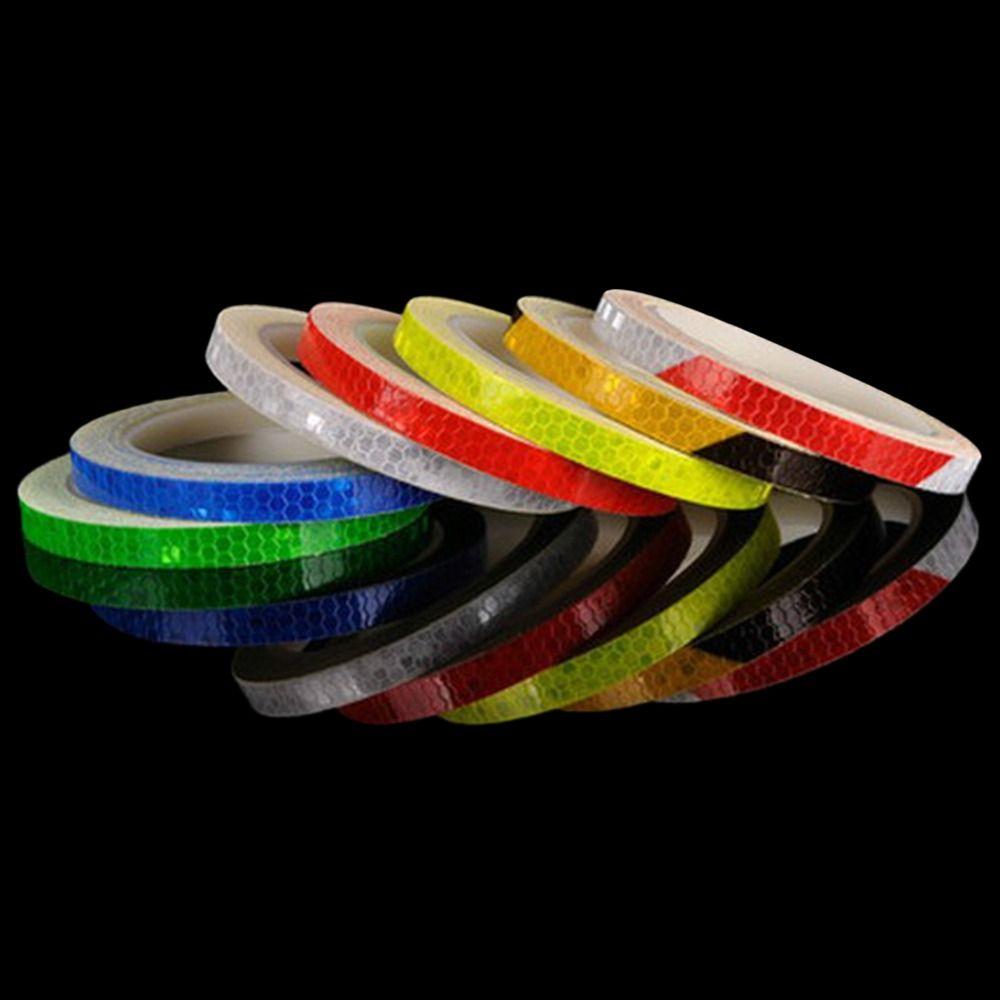 Светоотражающая пленка для мотоцикла, предупреждающая лента для велоспорта, украшение колес велосипеда, светоотражающая лента для велосипеда
