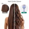 32 мм щипцы для завивки яичных рулетов, 5 температур, щипцы для завивки волос Waver, быстрый нагрев, электрические щипцы для волос, женские палочки для завивки волнистых волос(US Plug)