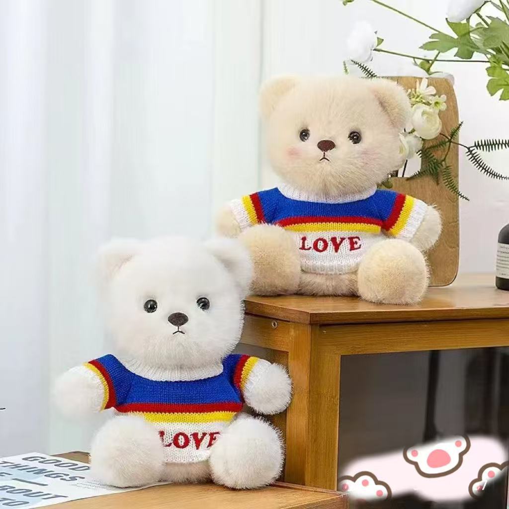 Свитер Линда Медведь Носит Медведя Плюшевая Игрушка Милая Кукла Медведь Восемь Дюймов Кукла-Хваталка Подарок