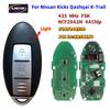XJMYNB S180144500 Умный брелок-ключ с 2 кнопками для Nissan Kicks Qashqai X-Trail 433 МГц NCF29A1M Чип 4A 285E3-5RF0A KR5TXN1