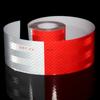 5CM*5M DOT-C2 Reflective Safety Tape Red-White Conspicuity Sticker Waterproof Reflectors Waterproof Strips For Vehicle Trailer