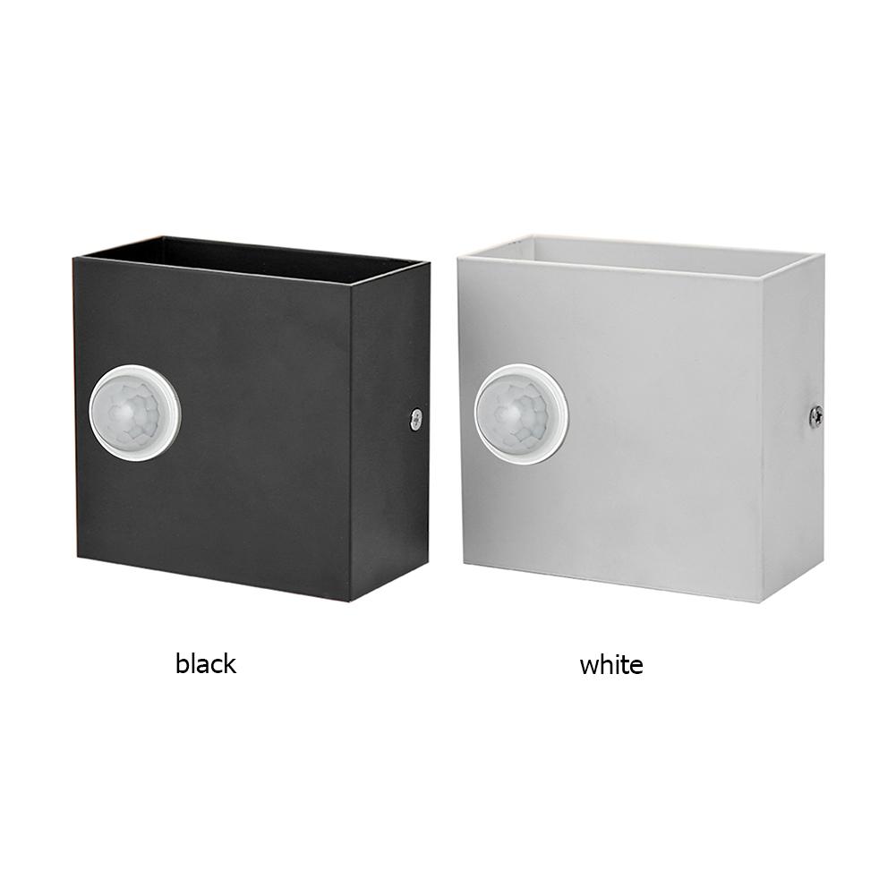 7 Вт Бра для спальни Водонепроницаемое Домашнее настенное освещение Датчик движения Настенный светильник для лестницы Садовый свет Освещение двора Садовое освещение