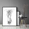 Picture poster In a frame 43x33 cm Hands P766