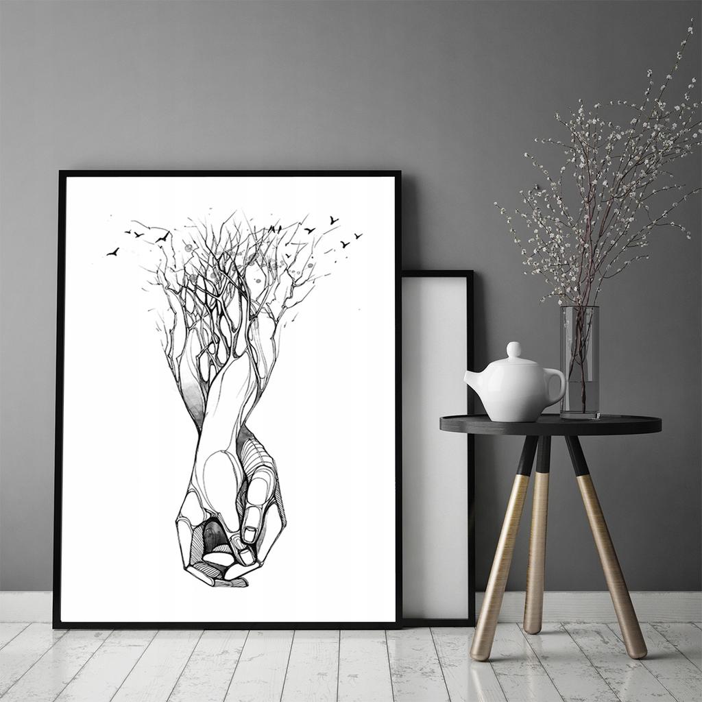 Picture poster In a frame 43x33 cm Hands P766