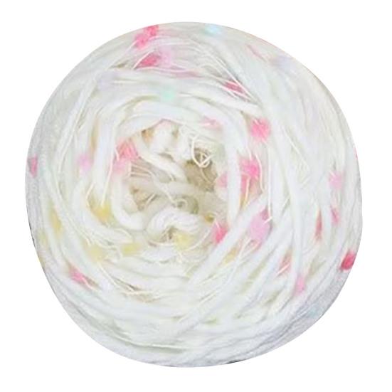 Пряжа для вязания крючком Мягкая удобная многоцелевая вязальная крючком разноцветная меховая нить для домашнего использования