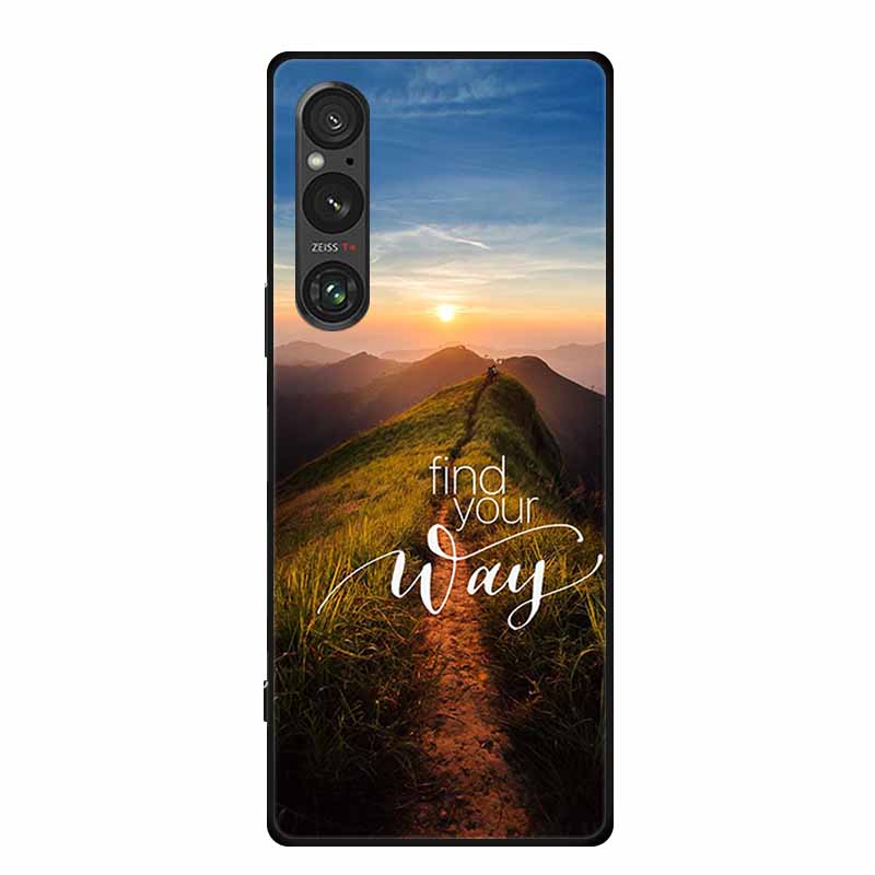 Для Sony Xperia 1 VI Чехол Роскошный Мягкий Силиконовый ТПУ Задняя Крышка Телефона для Sony Xperia1 VI 5G Милый Ударопрочный Цветы Мультяшный Чехол