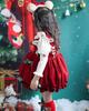 Christmas Cosplay Costume Princess Set Clothes Santa Claus Costume Kids Girls [New King] Children's Dress/Sweater Autumn/Winter (110cm)