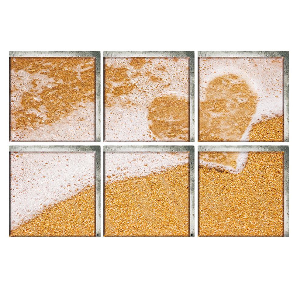 Креативная 3D Ванная Трехмерная Экологически чистая Наклейка на стену Ванна Самоклеящаяся Нескользящая Наклейка Детская Ванная Водонепроницаемая