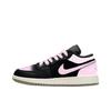 Air Jordan 1 Вишневый Цвет Розовый 1 Кожа Устойчивая к истиранию Низкие Винтажные Баскетбольные Кроссовки Унисекс Розовый 553558-092(Команда1119-1)