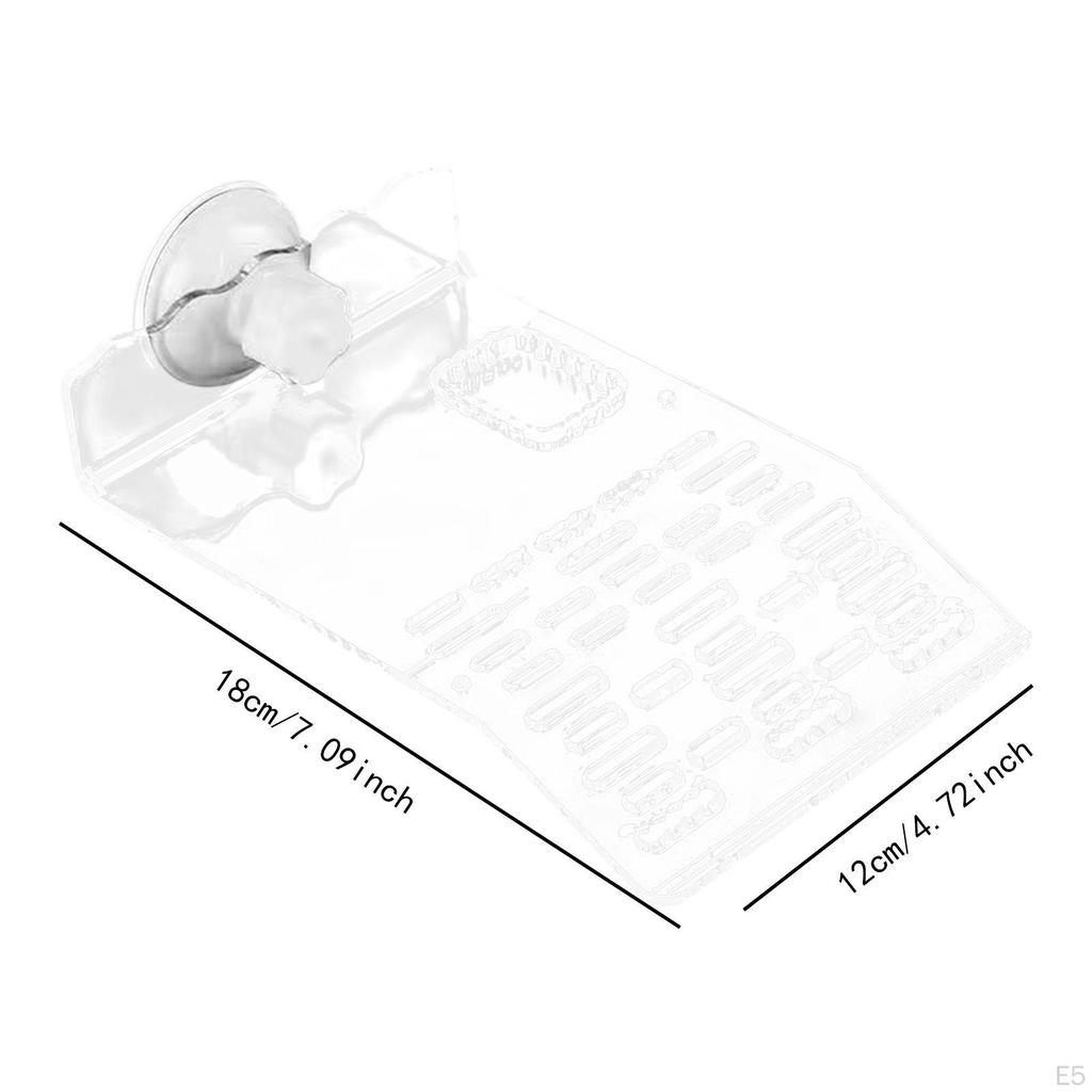 Платформа для купания черепахи Акриловые украшения Аксессуары Многоцелевая терраса для отдыха рептилий