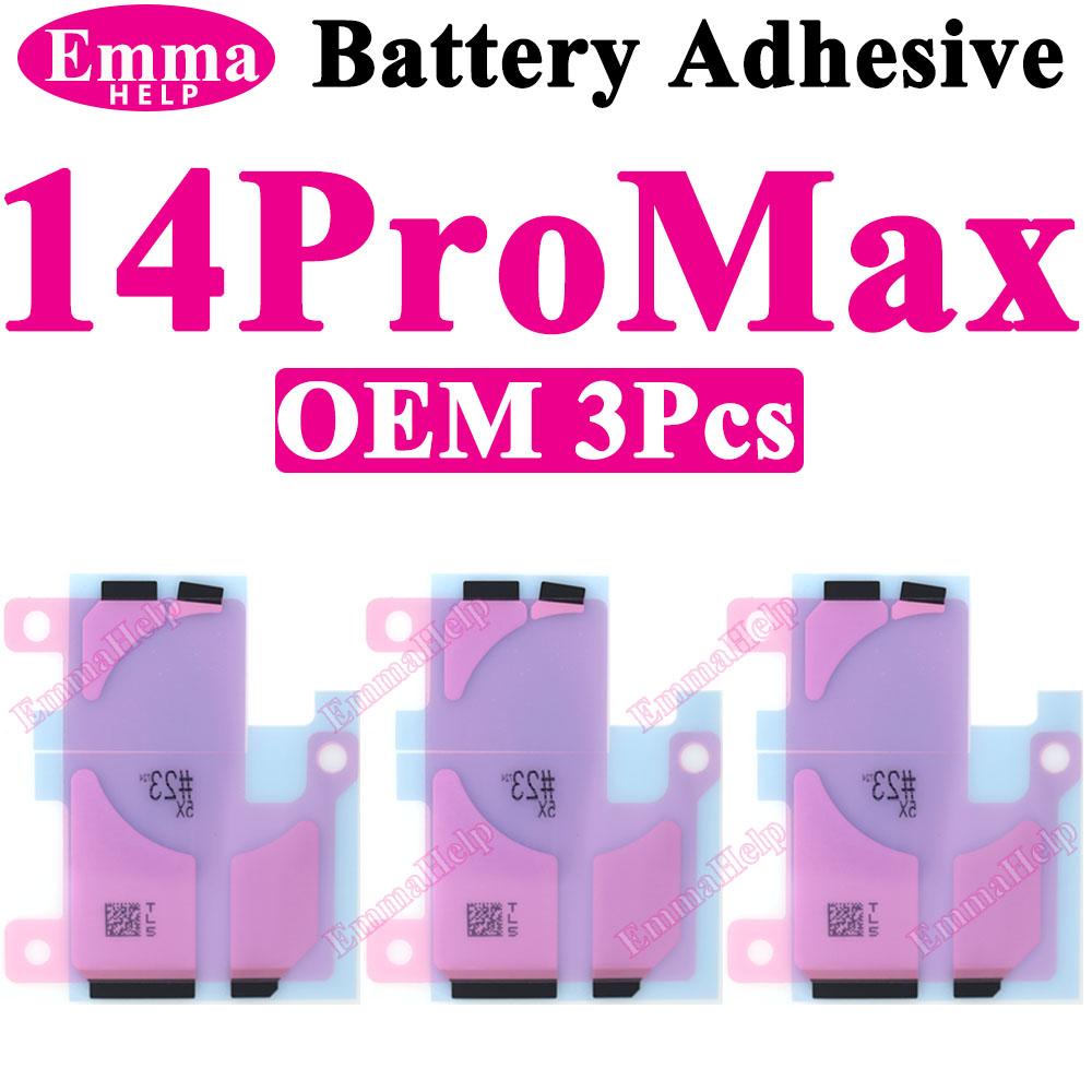 3 шт. Клейкая наклейка на аккумулятор для iPhone 13 14 15 16 Pro Max 14 Plus 11Pro 12 Mini 13Pro Запасные части клейкой ленты для аккумулятора