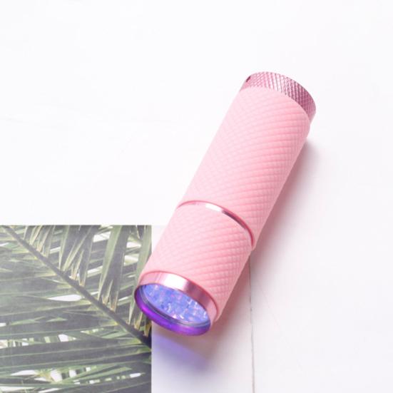 Nail Flashlight High Efficient Quick Drying Compact LED Gel Curing Small UV Currency Detector Lamp for Female