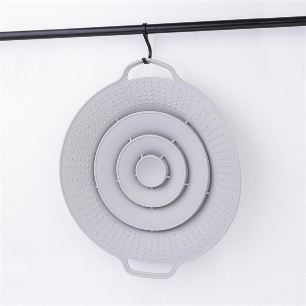 Universal Silicone Spill-proof Pot Lid Cookware Anti-splash Lid Kitchen Anti Overflow Protect Utensil Reusable Pot Pan Cover