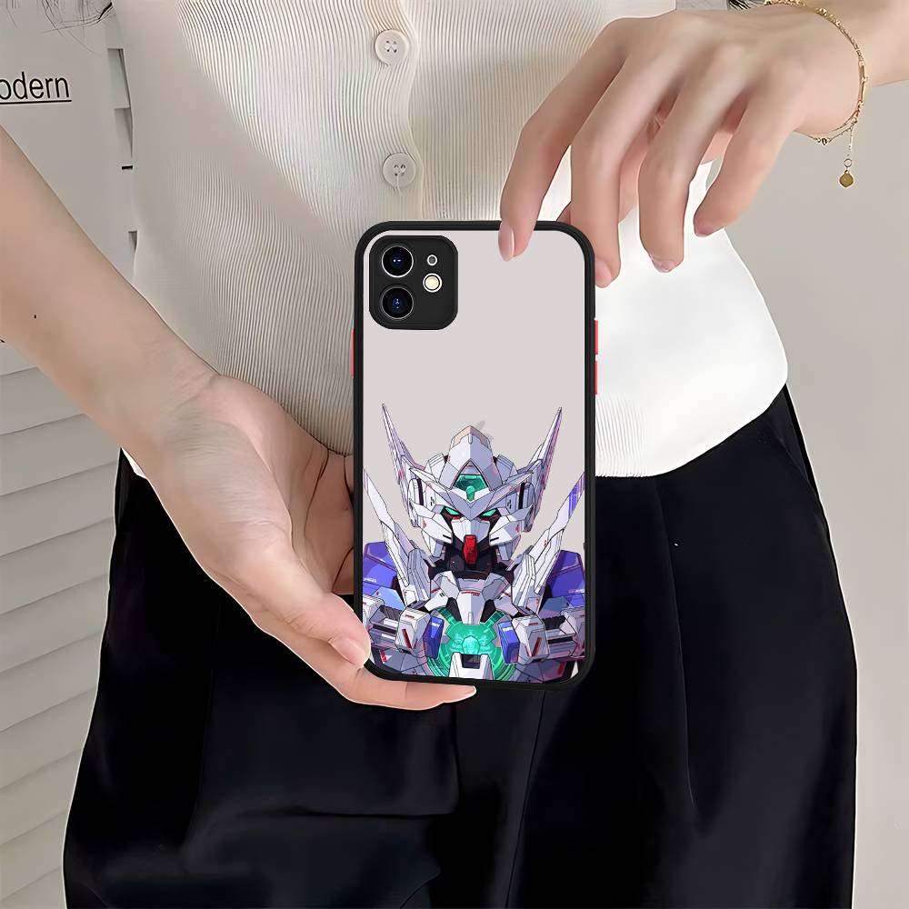 Cartoon G-Gundams Phone Case For IPhone 11 12 13 14 15 16 Pro Plus X XS MAX Matte Bumper Shockproof Cover