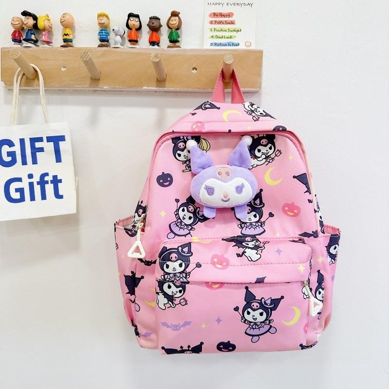 Детский рюкзак Melody Kuromi Pochacco Hello Kitty из дышащего нейлона для детского сада и школьных поездок