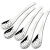 Nagao Plain Renge Spoons with Set of Stainless Made In Japan Tsubame-Sanjo Holes, 17.9cm, 5, 18-0 Steel,