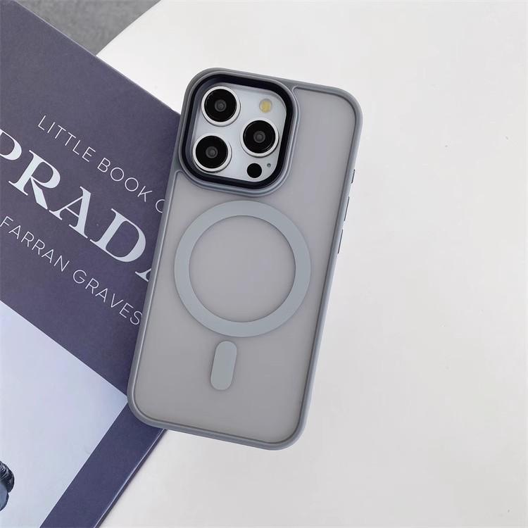 Подходит для iPhone 16 Мягкий цвет Магнитный чехол для телефона Ощущение кожи Apple 15 ProMax Противоударный 14 Защитный чехол от отпечатков пальцев
