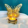 New Creative Iron Butterfly Candlestick Gold Electroplated Candlestick Iron Wire Light Luxury Candlestick Candle Holder