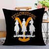 Yellowstone Dutton Ranch Pillow Cover for Bedroom Room and Living Room Sofa Decorative Cushion Cover