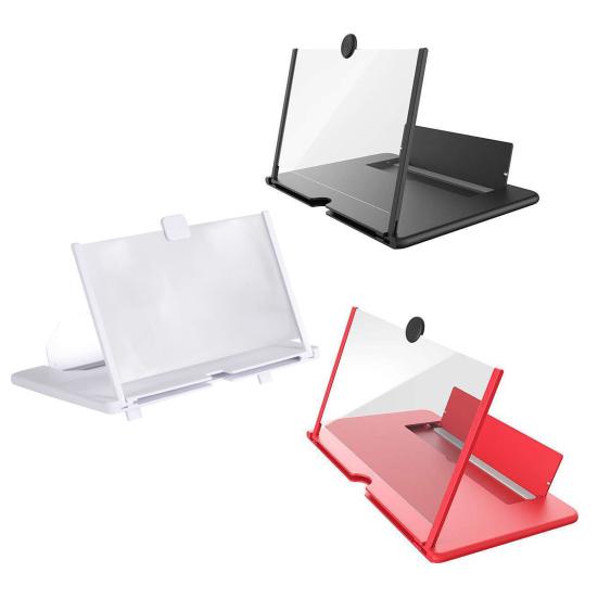 2 шт./компл. стеклянный экран мобильного телефона с увеличительным стеклом 12 дюймов 10 дюймов 3D складная дизайнерская лупа для экрана телефона