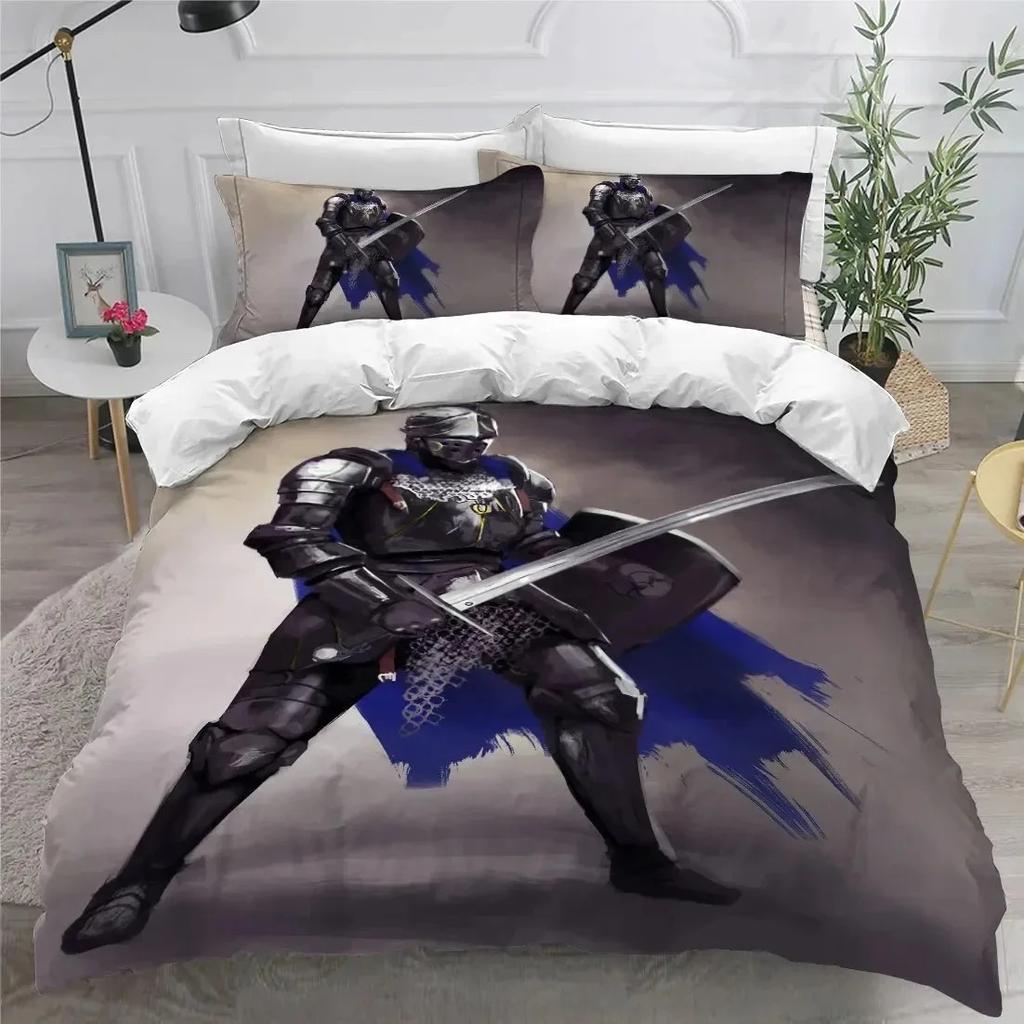 3D Print Holy Knights Bedding Set Boys Girls Twin Queen King Size Duvet Cover Pillowcase Bed Boys Adult Home Textileextile