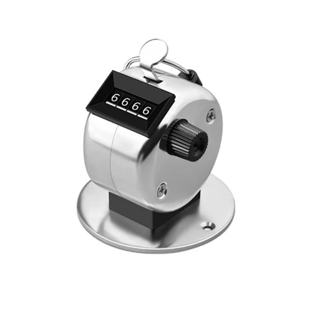 4 Digit Clicker Counter Metal Manual Counter Easy To Use Mechanical Counter