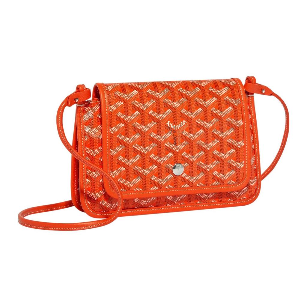 Goyard Plumet Y Монограмма Много карманов Съемный плечевой ремень Холст и Кожа WOC Конверт Клатч Сумка через плечо Сумка на плечо Унисекс сумки PLUMETPMLTY