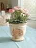 Rosae flowerpot from stoneware - floral elegance in your home