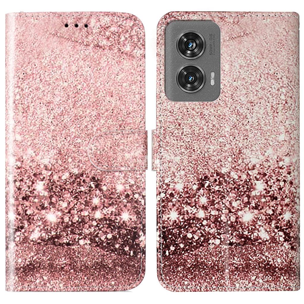 For Motorola Edge 50 Fusion 5G Case Pattern PU Leather Flip Phone Cover