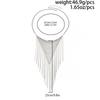 Charm Tassel Necklace Triangle Bohemian Collarbone Chain Fashion Multi Layer Necklace  Women