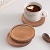 5 Наборов натуральных деревянных подставок для напитков (с подставкой для костеров) - Современное украшение кофейного столика в стиле кантри для дома и офиса