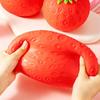 Гигантская клубничная игрушка-сквиши Экстра большого размера Клубничные фиджет-игрушки Медленно поднимающаяся Формируемая антистрессовая игрушка-мяч для взрослых Подарки друзьям